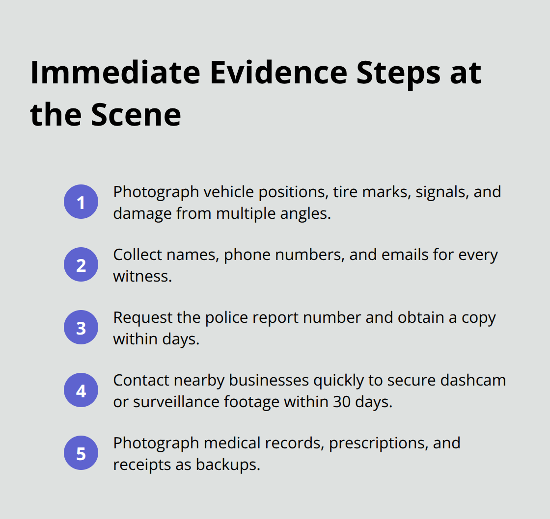 Quick checklist of evidence to capture after a Sacramento truck crash - Truck accident lawyer Sacramento